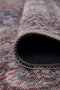 Conceptum Folk Chenille Alfombra Azul Marino y Burdeos 75 x 150 cm